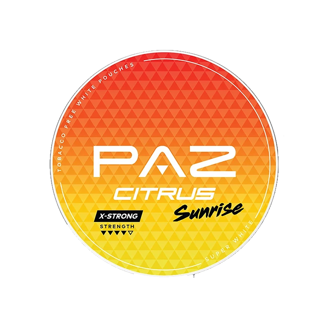 PAZ - Citrus Sunrise X-Strong - Nicotine Pouche
