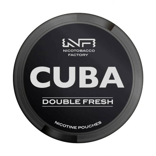 Cuba Black - Double Fresh - Sachet de nicotine 