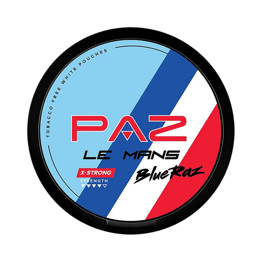 PAZ - Le Mans Blue Raz - Nicotine Pouche